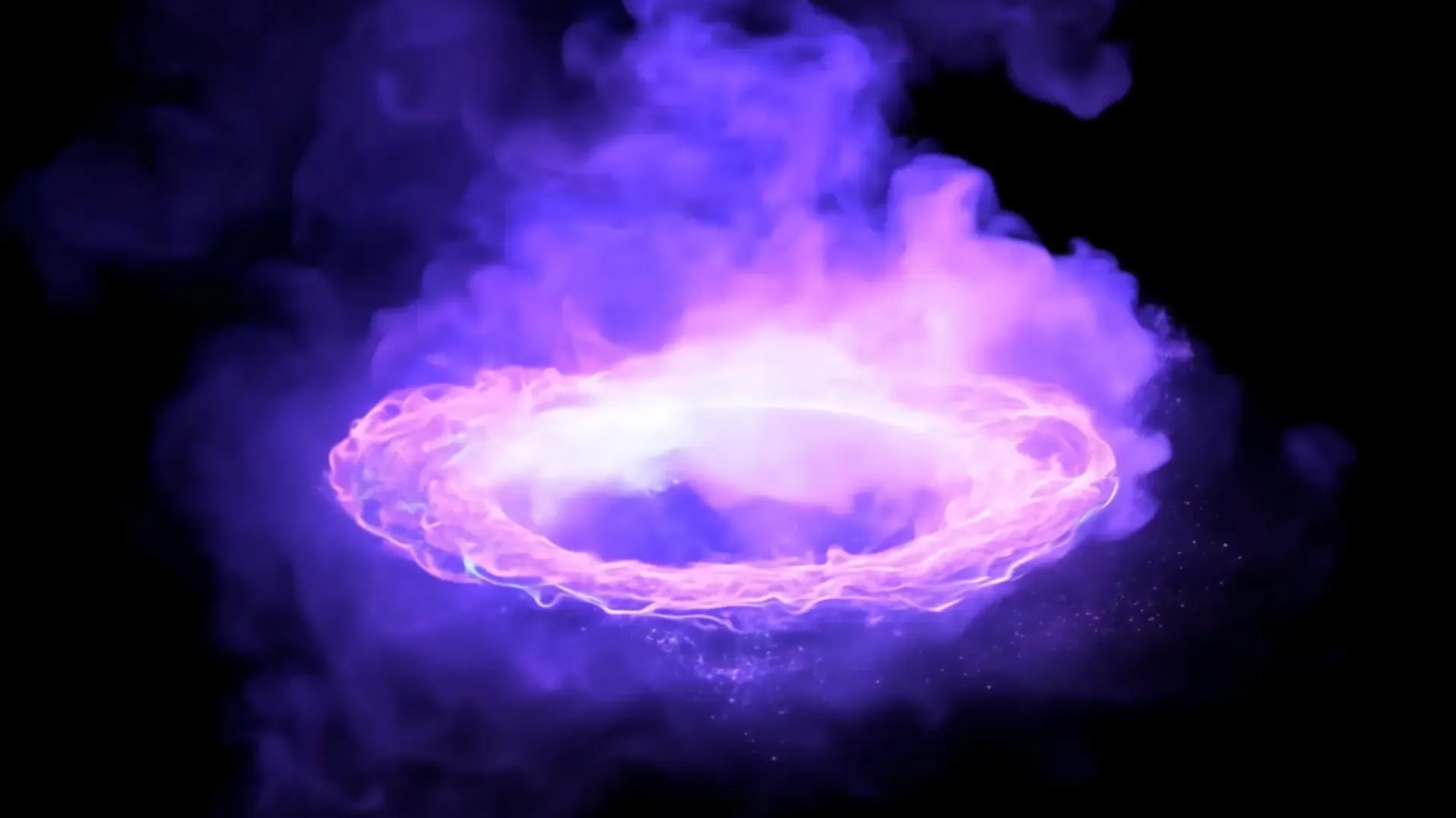 Vivid Nebula Energy Dynamic Logo Animation Background